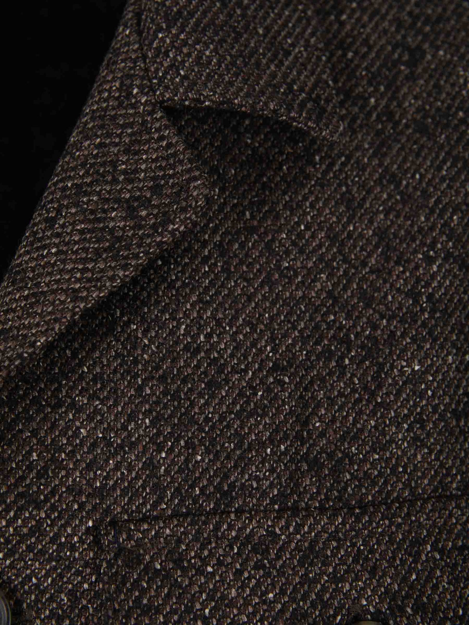 Outlet online Santa Eulalia Hombre Chaqueta Lana Y Seda color Marrón sku 512-001861 02 - Foto 8