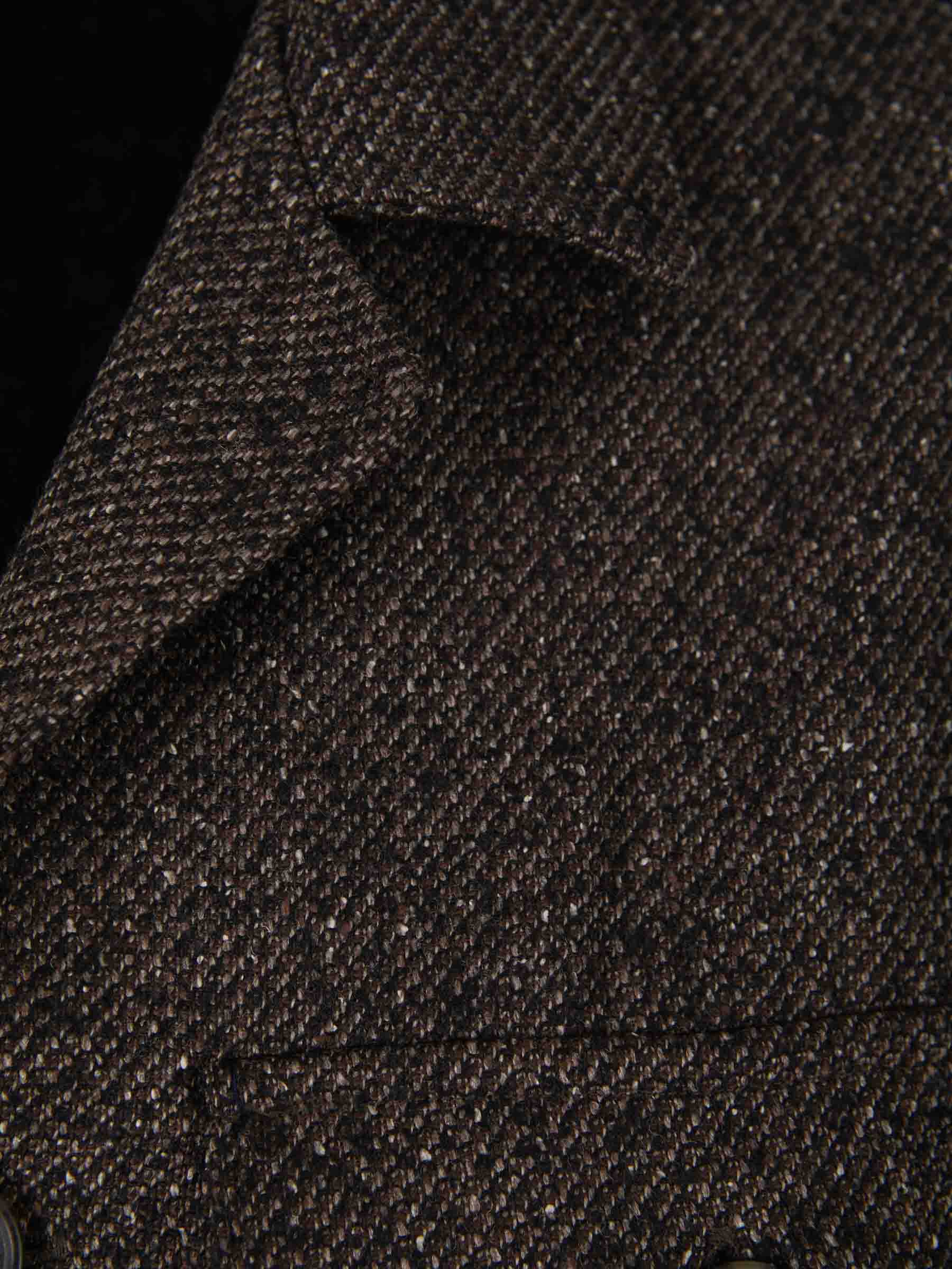 Outlet online Santa Eulalia Hombre Chaqueta Lana Y Seda color Marrón sku 512-001861 02 - Foto 8