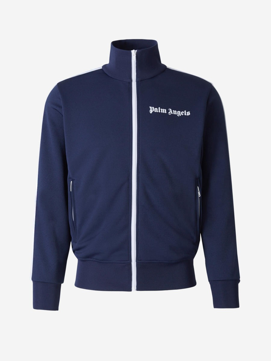 Outlet online Palm Angels Hombre Sudadera Track Logo color Azul Marino sku 512-001878 02 - Foto 6