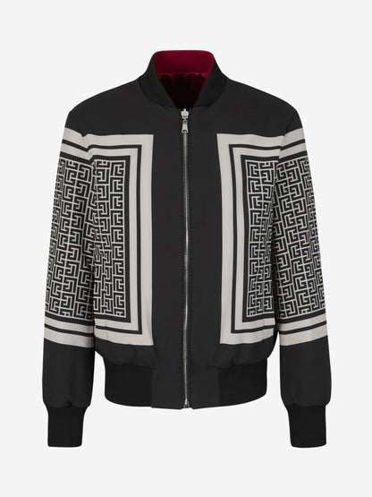 Outlet online Balmain Hombre Chaqueta Reversible Monograma color Negro sku 512-001981 01 - Foto 1
