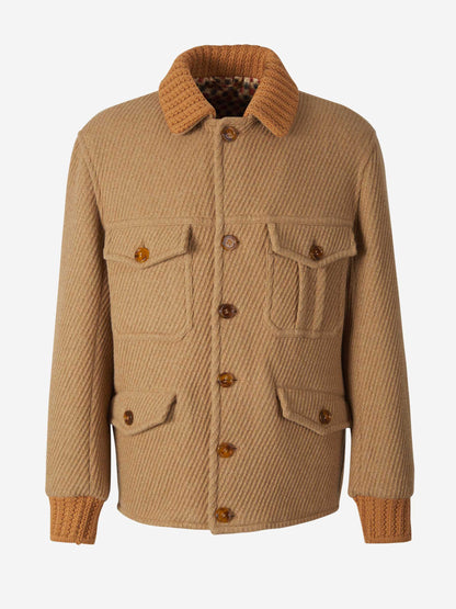 Outlet online Etro Hombre Chaqueta Detalles Punto color Marron sku 512-002006 01 - Foto 1