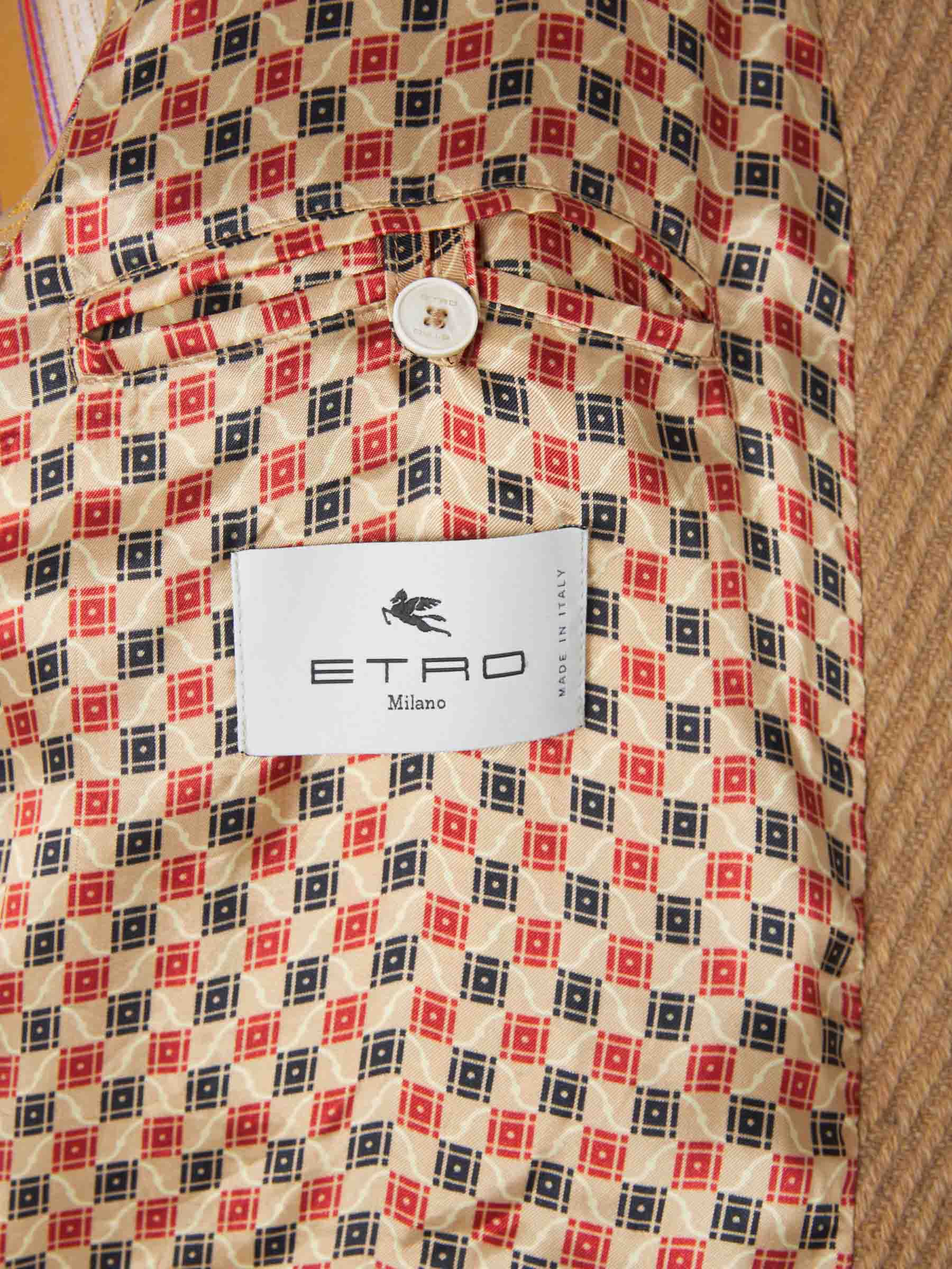 Outlet online Etro Hombre Chaqueta Detalles Punto color Marron sku 512-002006 01 - Foto 6