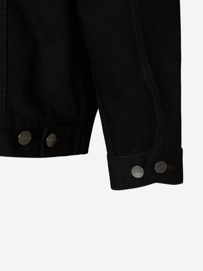 Outlet online Palm Angels Hombre Cazadora Denim Logo color Negro sku 512-002029 01 - Foto 6