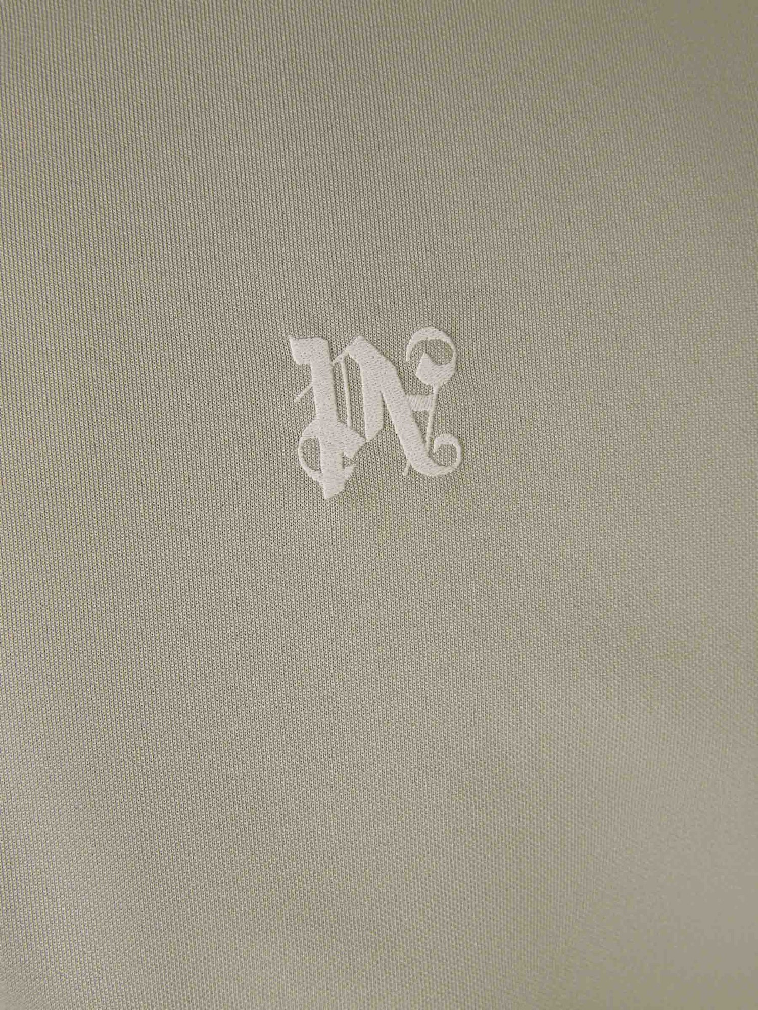 Outlet online Palm Angels Hombre Sudadera Cremallera Logo color Gris Oscuro sku 512-002031 01 - Foto 5