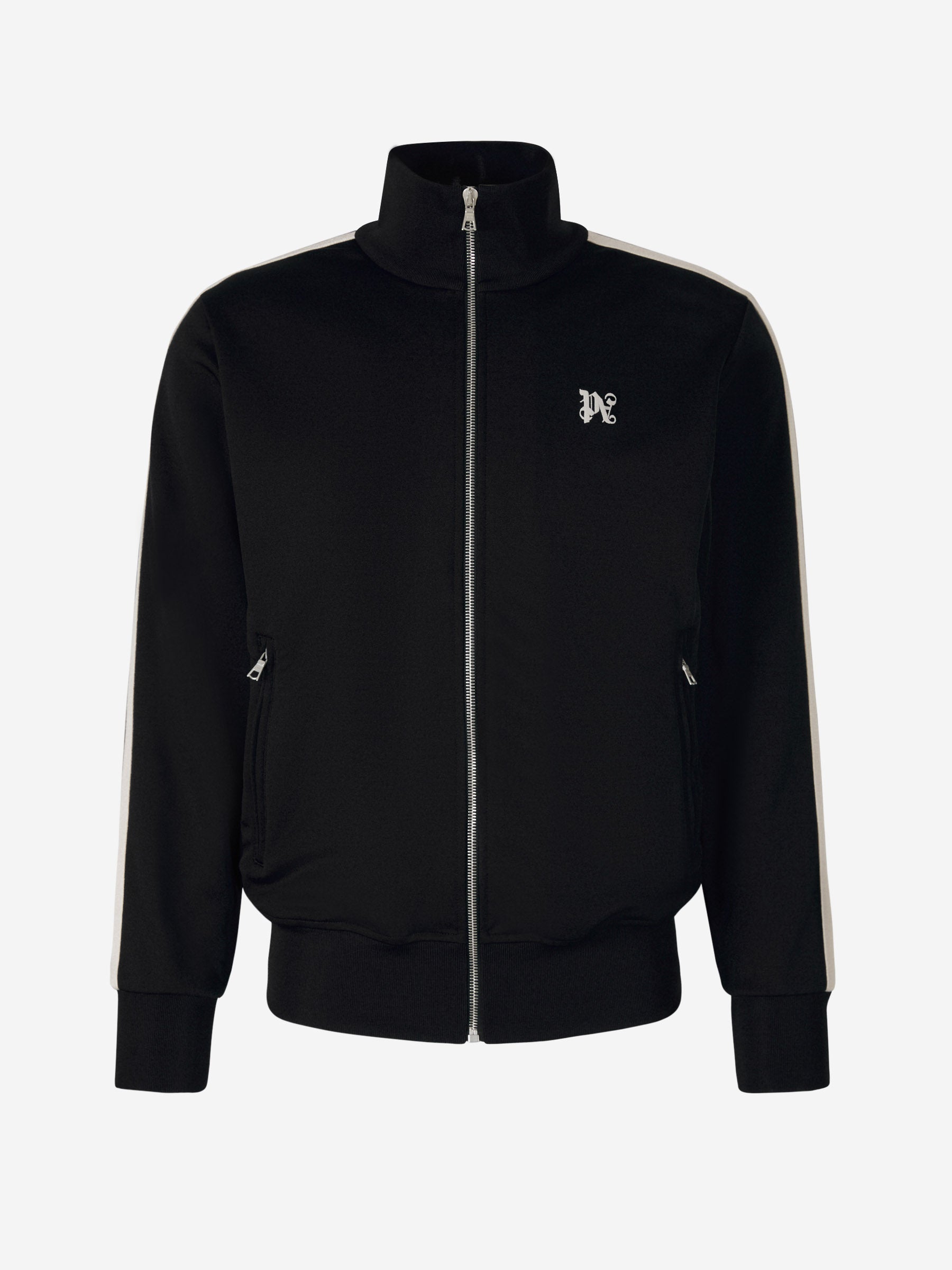 Outlet online Palm Angels Hombre Sudadera Cremallera Logo color Gris Oscuro sku 512-002031 01 - Foto 7
