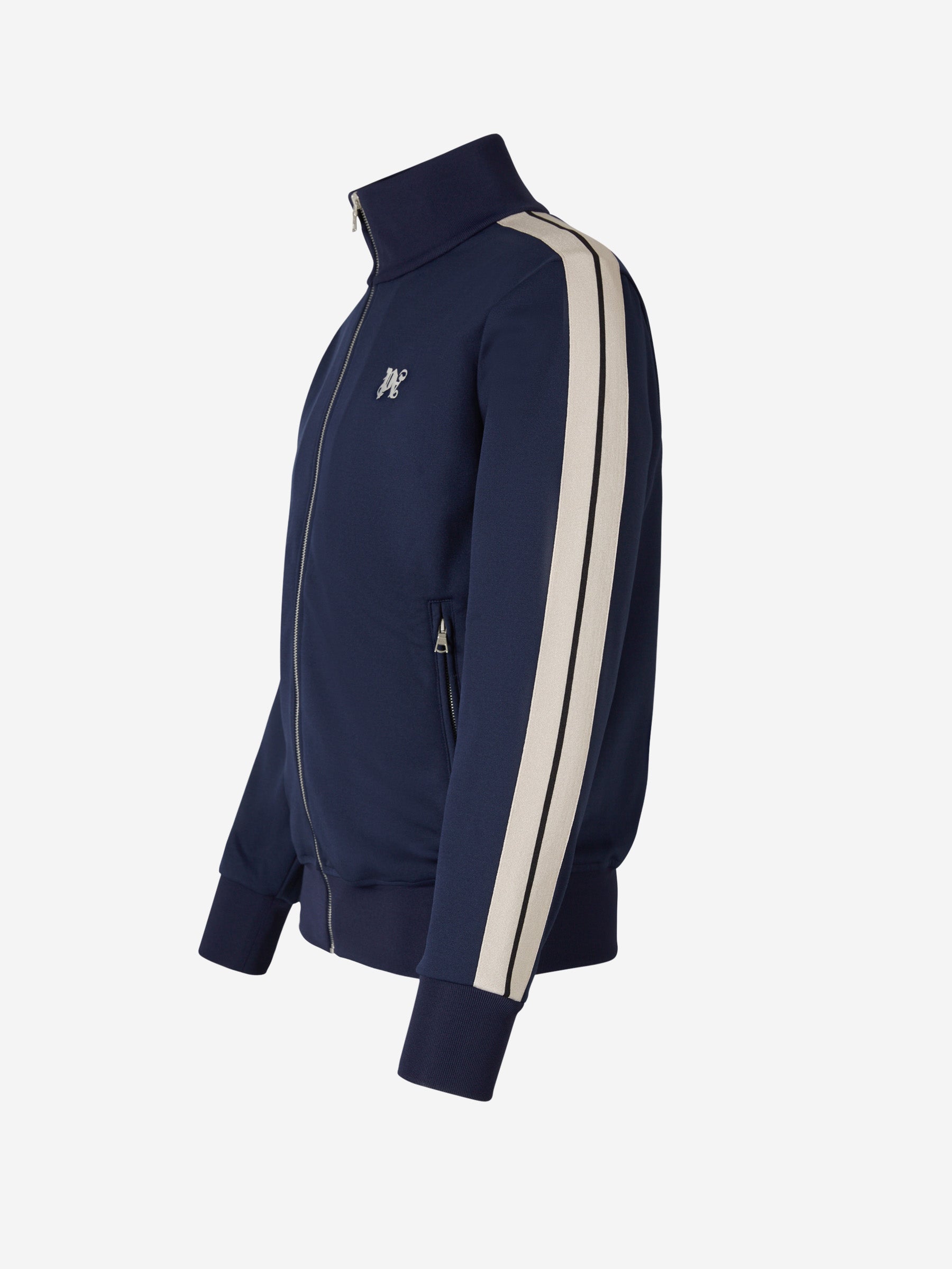 Outlet online Palm Angels Hombre Sudadera Cremallera Logo color Azul Marino sku 512-002031 03 - Foto 14