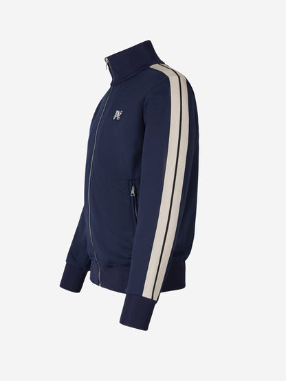 Outlet online Palm Angels Hombre Sudadera Cremallera Logo color Azul Marino sku 512-002031 03 - Foto 14