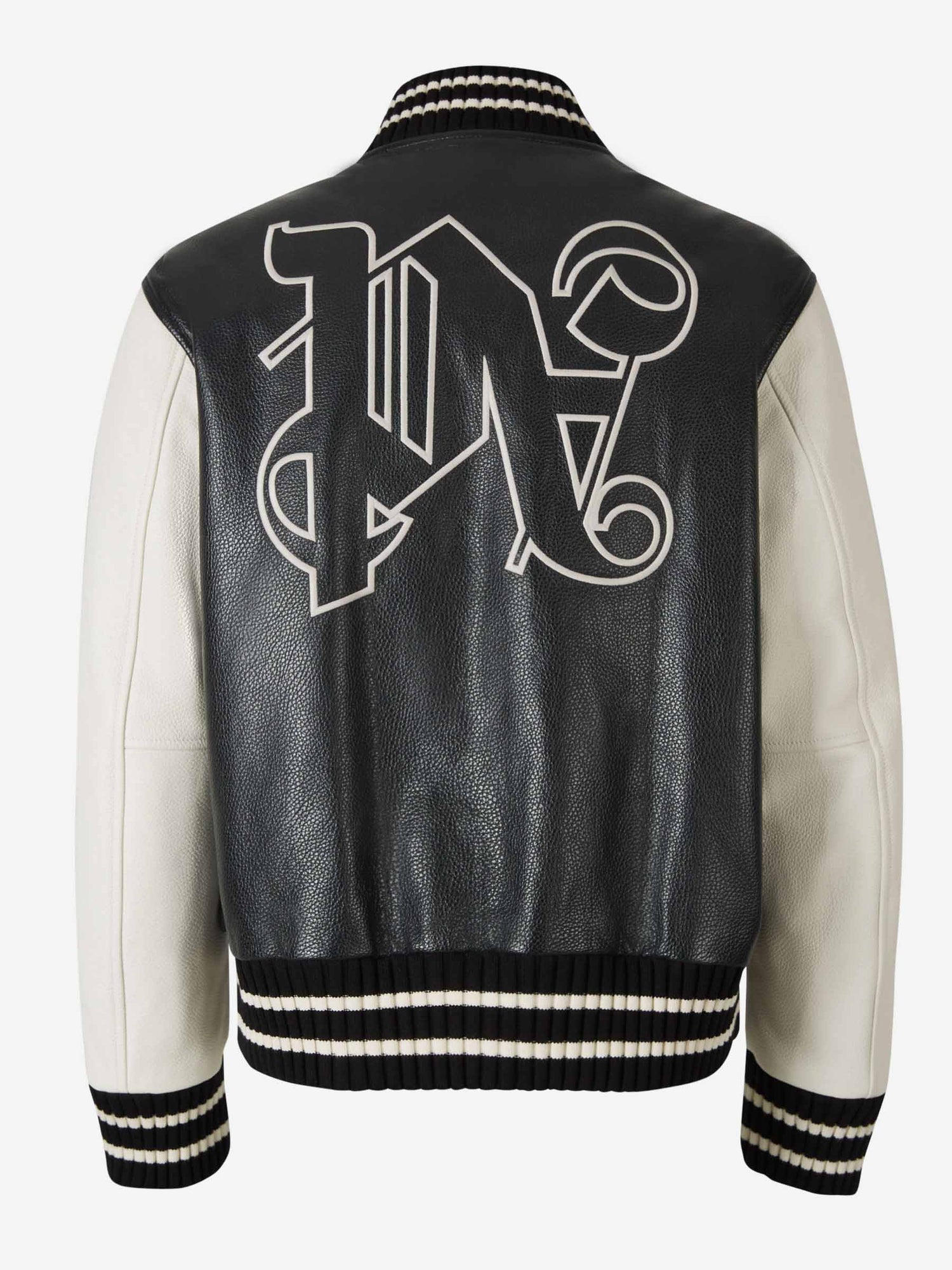 Outlet online Palm Angels Hombre Cazadora Bomber Piel color Negro sku 512-002033 01 - Foto 2
