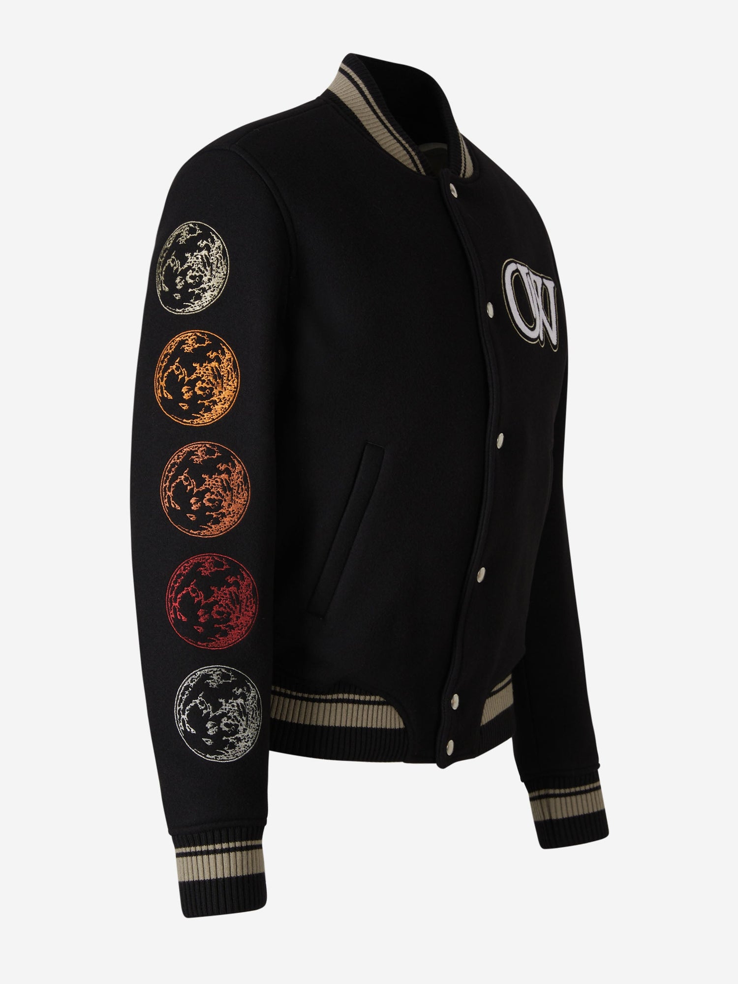Outlet online Off-White Hombre Chaqueta Moon Phase color Negro sku 512-002064 01 - Foto 2