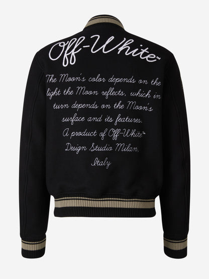 Outlet online Off-White Hombre Chaqueta Moon Phase color Negro sku 512-002064 01 - Foto 3