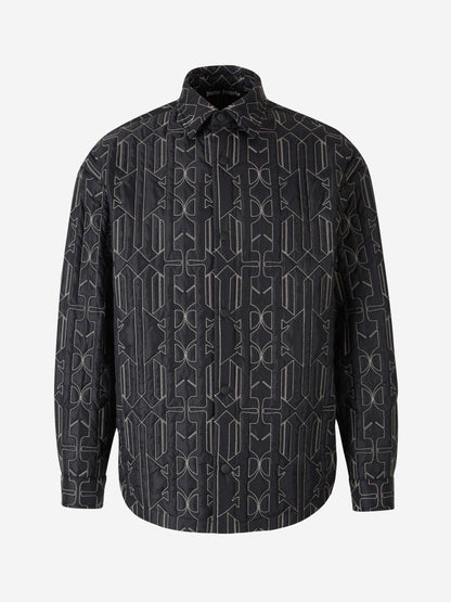 Outlet online Palm Angels Hombre Chaqueta Técnica Bordada color Negro sku 512-002069 01 - Foto 1