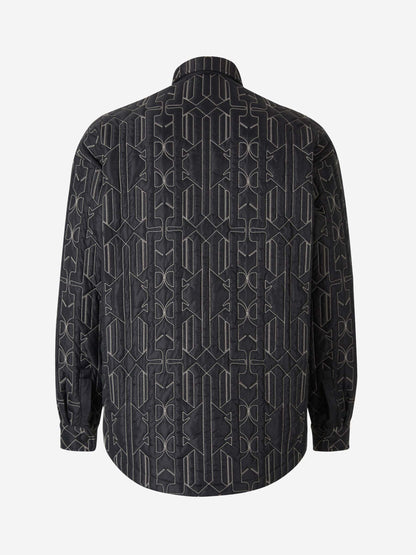 Outlet online Palm Angels Hombre Chaqueta Técnica Bordada color Negro sku 512-002069 01 - Foto 2