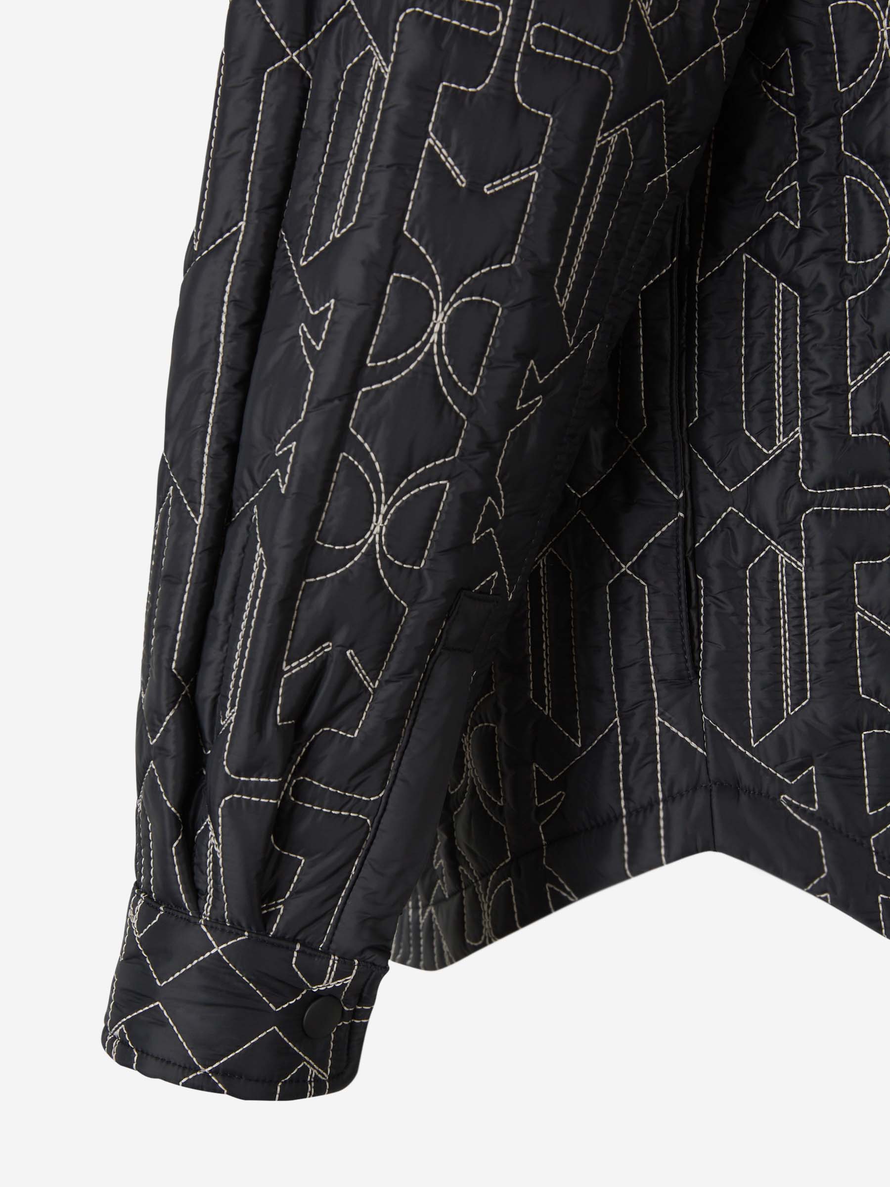 Outlet online Palm Angels Hombre Chaqueta Técnica Bordada color Negro sku 512-002069 01 - Foto 4