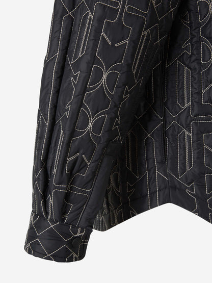 Outlet online Palm Angels Hombre Chaqueta Técnica Bordada color Negro sku 512-002069 01 - Foto 4