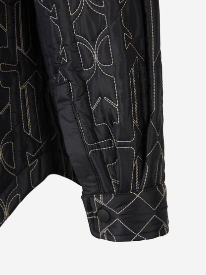 Outlet online Palm Angels Hombre Chaqueta Técnica Bordada color Negro sku 512-002069 01 - Foto 5