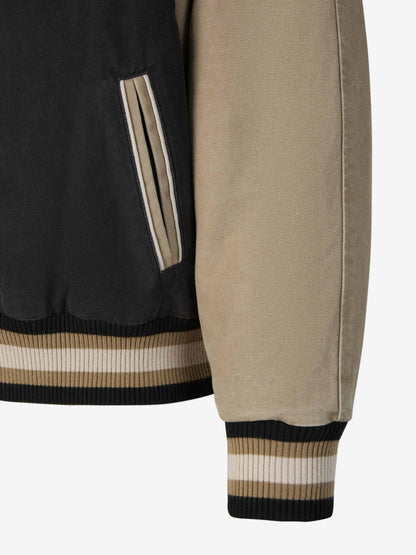 Outlet online Rhude Hombre Chaqueta Washed Canvas Varsity color Negro sku 512-002071 00 - Foto 4
