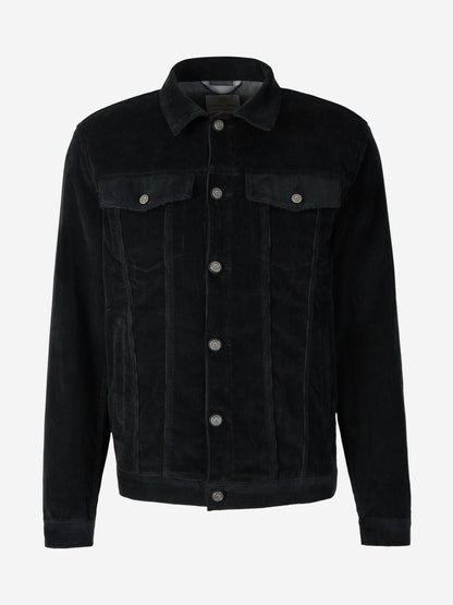 Outlet online Richard J. Brown Hombre Cazadora Pana Algodón color Negro sku 512-002101 01 - Foto 1