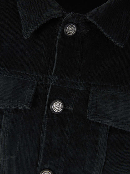 Outlet online Richard J. Brown Hombre Cazadora Pana Algodón color Negro sku 512-002101 01 - Foto 3