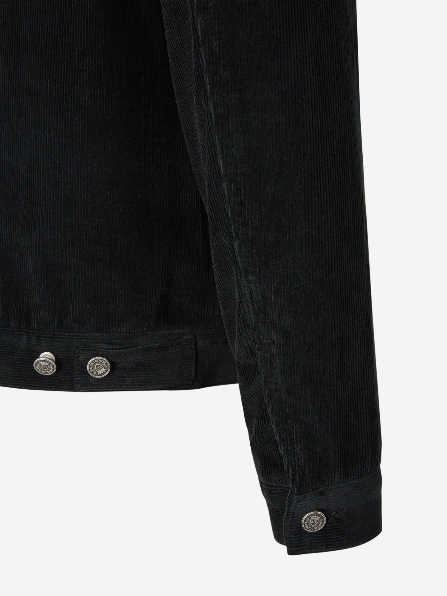 Outlet online Richard J. Brown Hombre Cazadora Pana Algodón color Negro sku 512-002101 01 - Foto 5
