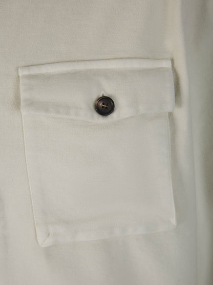 Outlet online Vincenzo di Ruggiero Hombre Sobrecamisa Algodón Cervinia color Beis sku 512-002104 01 - Foto 4