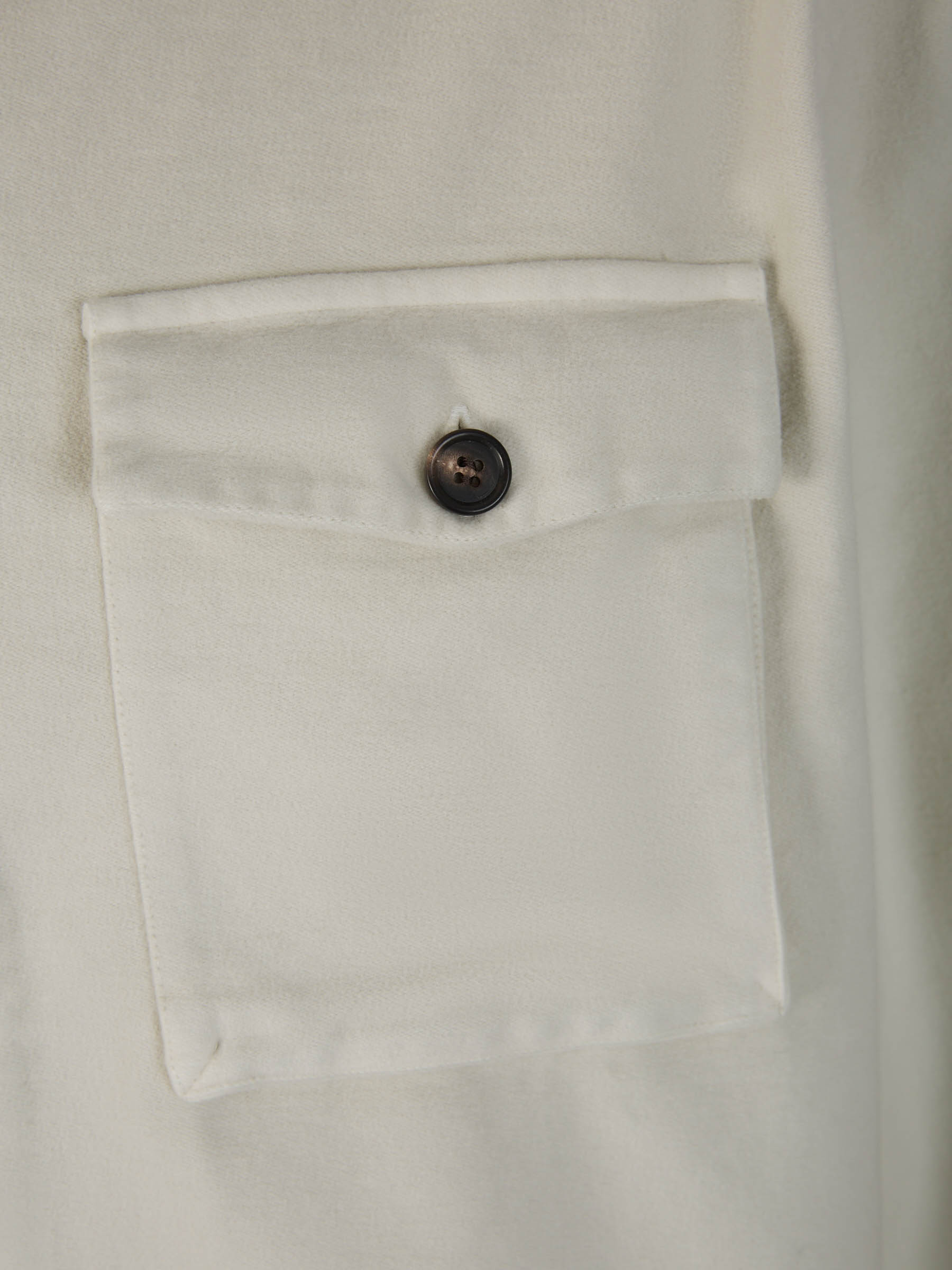 Outlet online Vincenzo di Ruggiero Hombre Sobrecamisa Algodón Cervinia color Marron Oscuro sku 512-002104 02 - Foto 4
