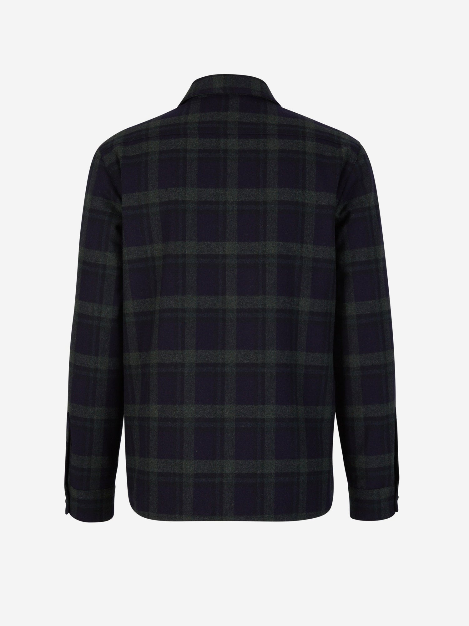 Outlet online Santa Eulalia Hombre Sobrecamisa Lana Cuadros color Gris Oscuro sku 512-002110 01 - Foto 8