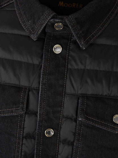 Outlet online Moorer Hombre Chaqueta Acolchada Crespi color Negro sku 512-002399 01 - Foto 3
