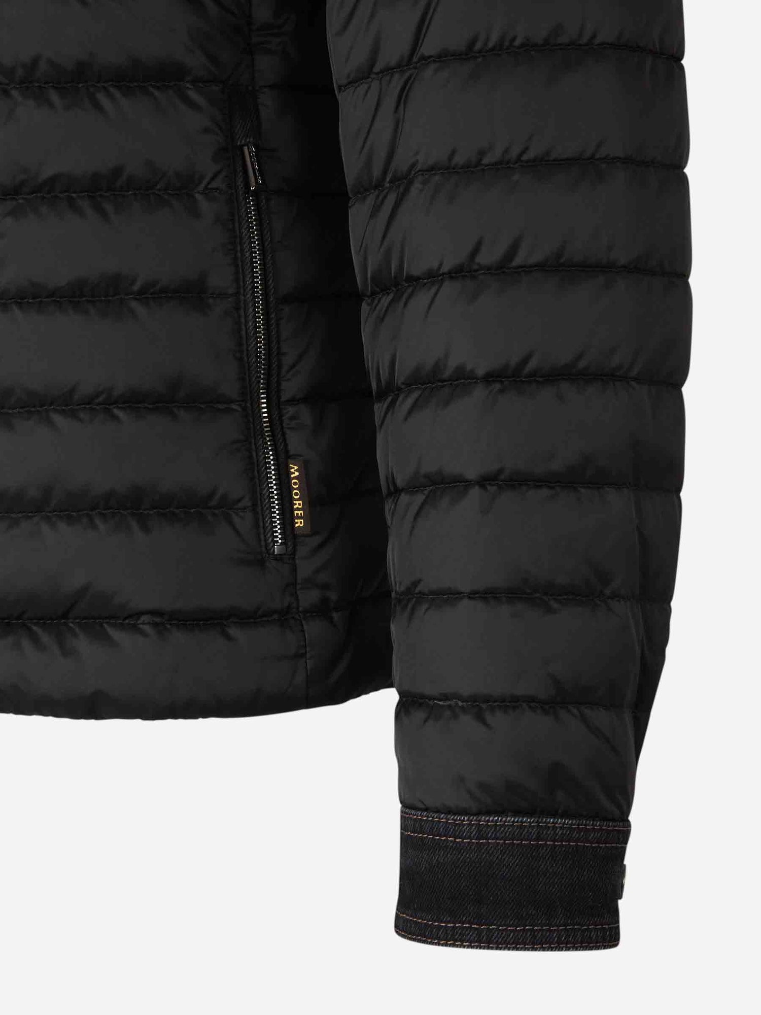 Outlet online Moorer Hombre Chaqueta Acolchada Crespi color Negro sku 512-002399 01 - Foto 5
