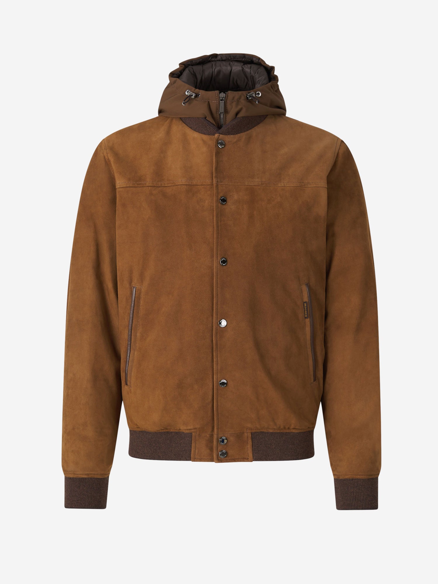 Outlet online Moorer Hombre Chaqueta Bomber Capucha color Marrón sku 512-002401 01 - Foto 1