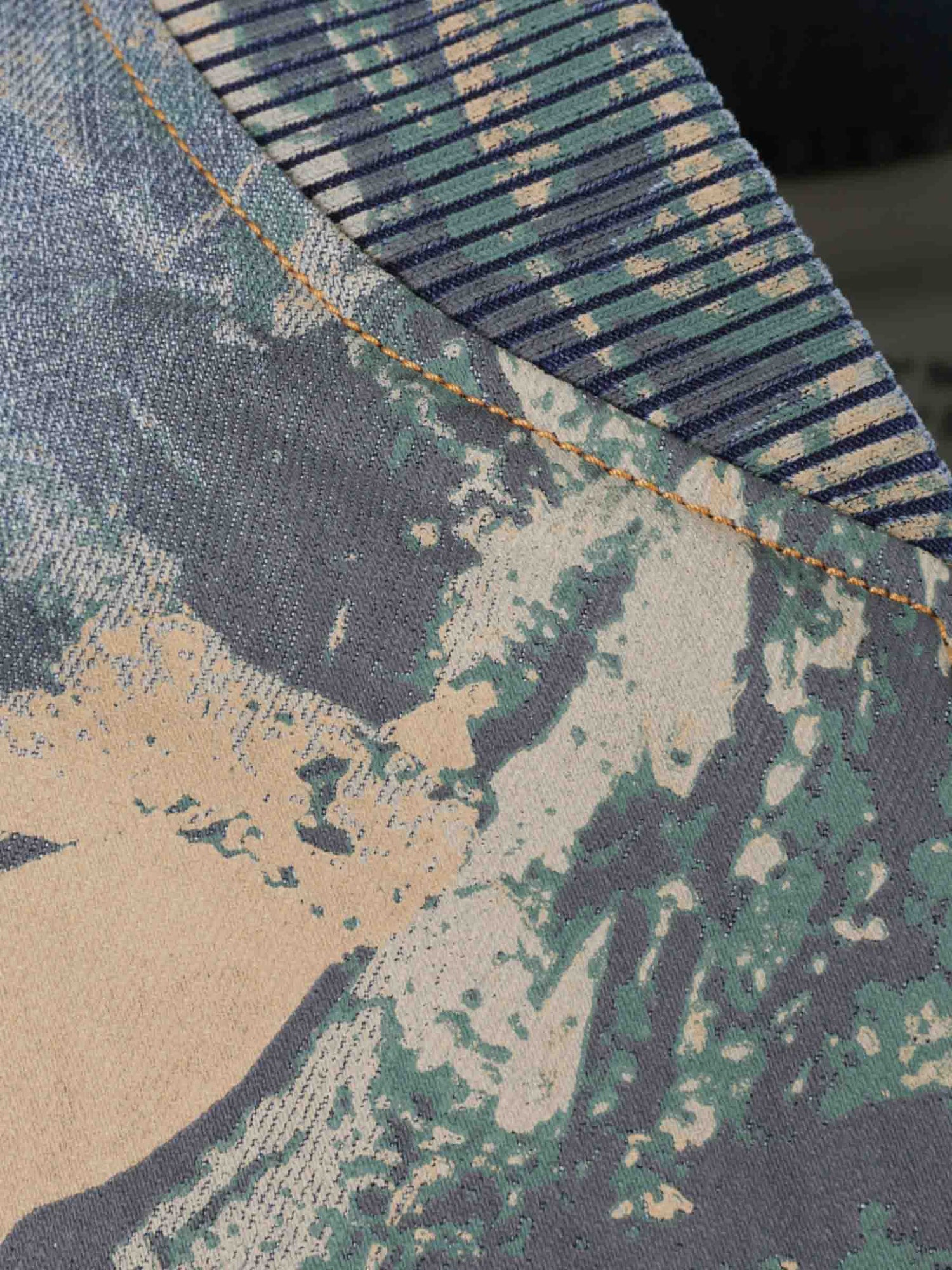 Acne Studios Hombre Barcelona Cazadora Denim Estampado color Multicolor sku 512-002426 02 - Foto 4