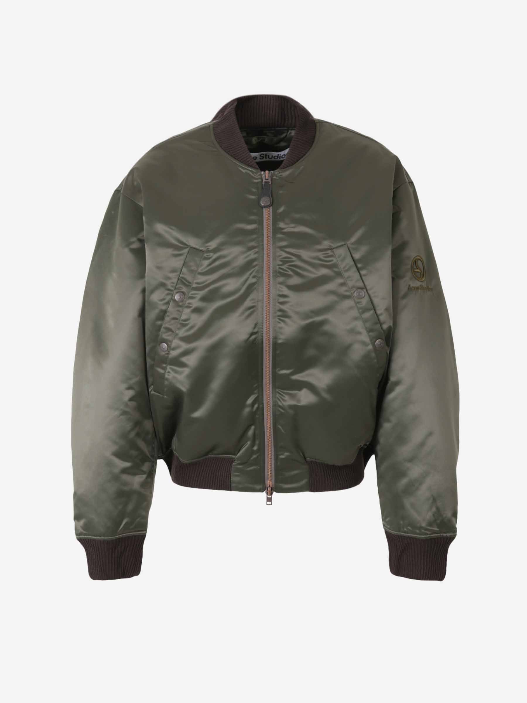 Acne Studios Hombre Barcelona Chaqueta Acolchada Técnica color Verde Oscuro sku 512-002427 01 - Foto 1