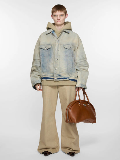 Outlet online Acne Studios Hombre Cazadora Denim Algodón color Azul Denim Claro sku 512-002428 01 - Foto 2