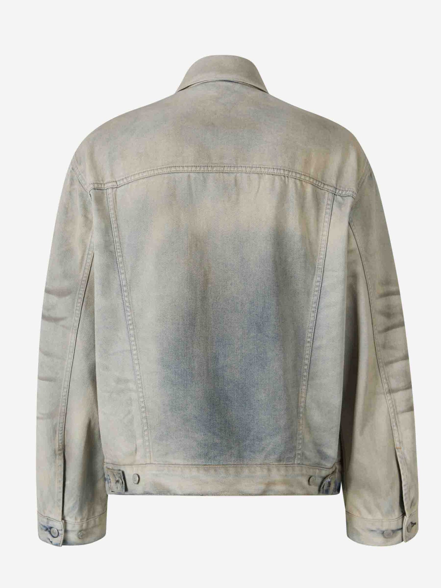 Outlet online Acne Studios Hombre Cazadora Denim Algodón color Azul Denim Claro sku 512-002428 01 - Foto 3