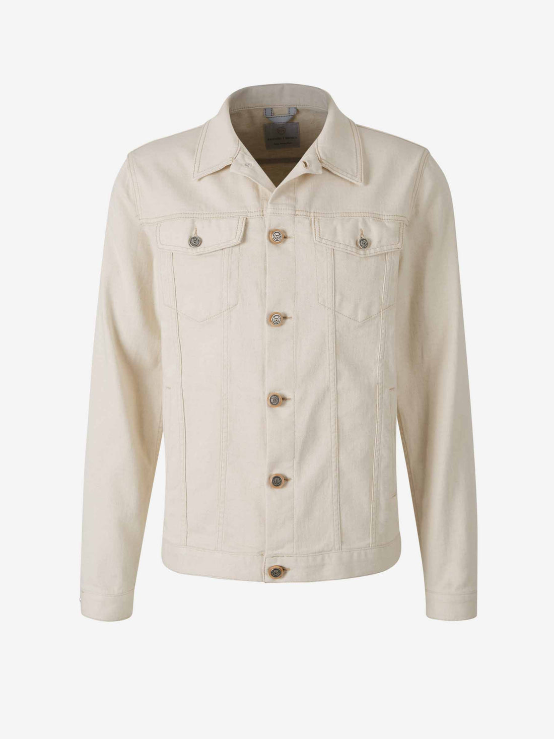 Richard J. Brown Hombre Barcelona Cazadora Denim Algodón color Marfil sku 512-002433 01 - Foto 1