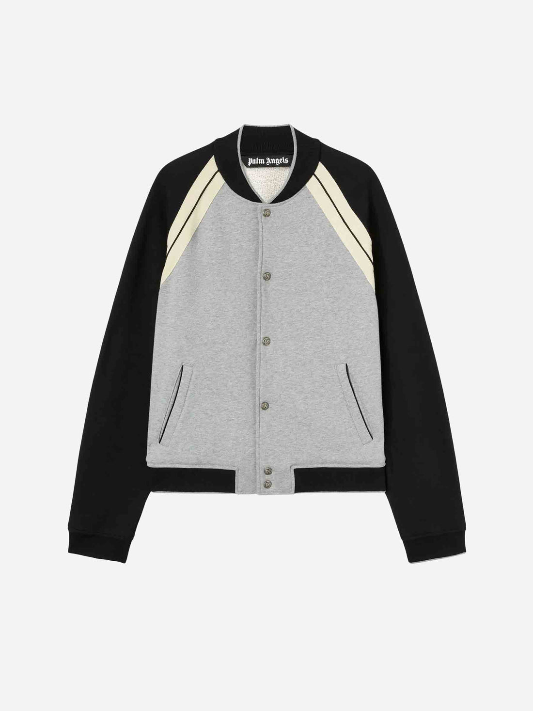 Palm Angels Hombre Barcelona Chaqueta Bomber Logo color Gris Piedra sku 512-002443 01 - Foto 1