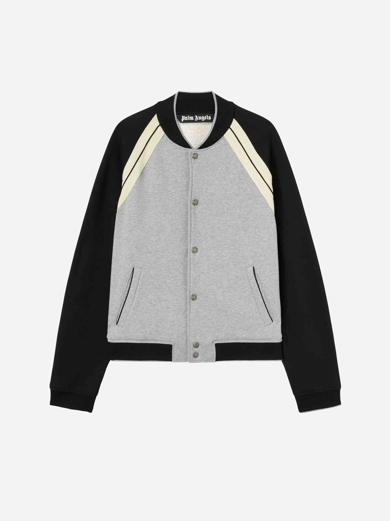 Palm Angels Hombre Barcelona Chaqueta Bomber Logo color Gris Piedra sku 512-002443 01 - Foto 1