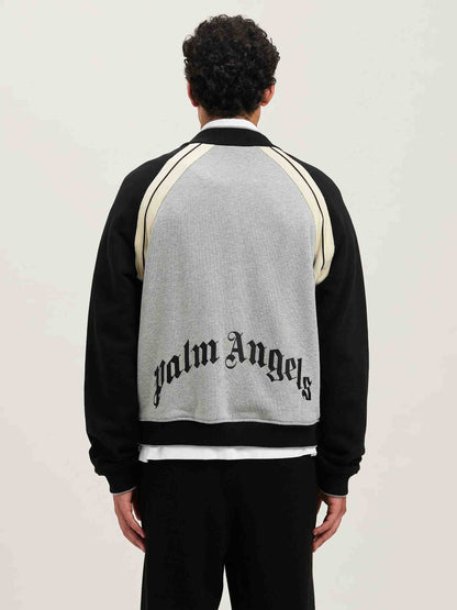 Palm Angels Hombre Barcelona Chaqueta Bomber Logo color Gris Piedra sku 512-002443 01 - Foto 4