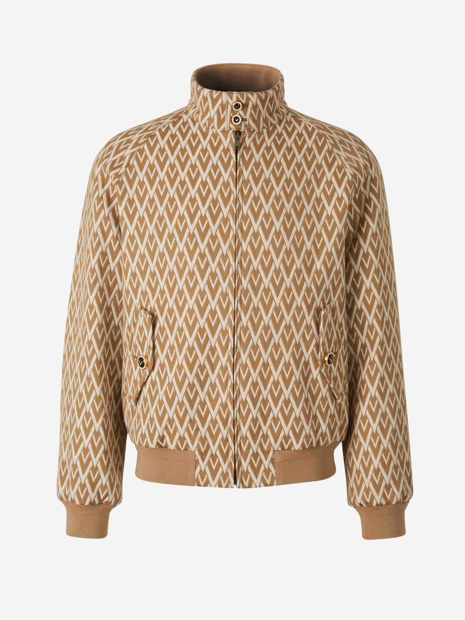 Valentino Hombre Barcelona Chaqueta Bomber Logo color Beige sku 512-002449 01 - Foto 1