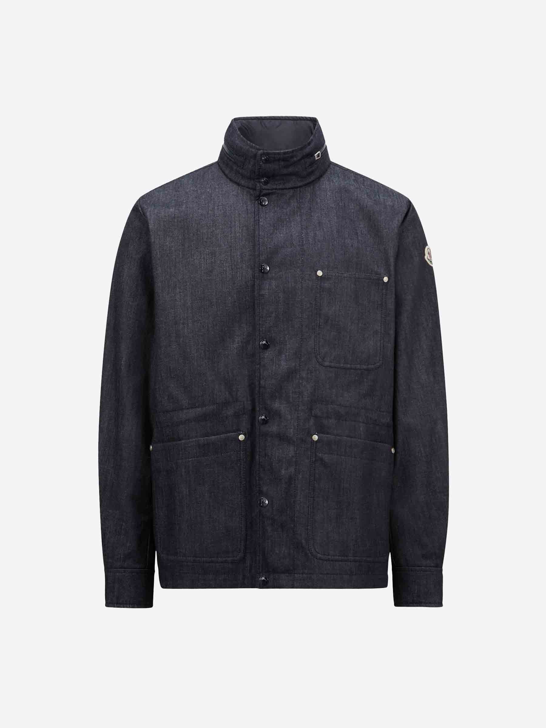 Moncler Hombre Barcelona Chaqueta Denim Chesery color Azul sku 512-002470 01 - Foto 1