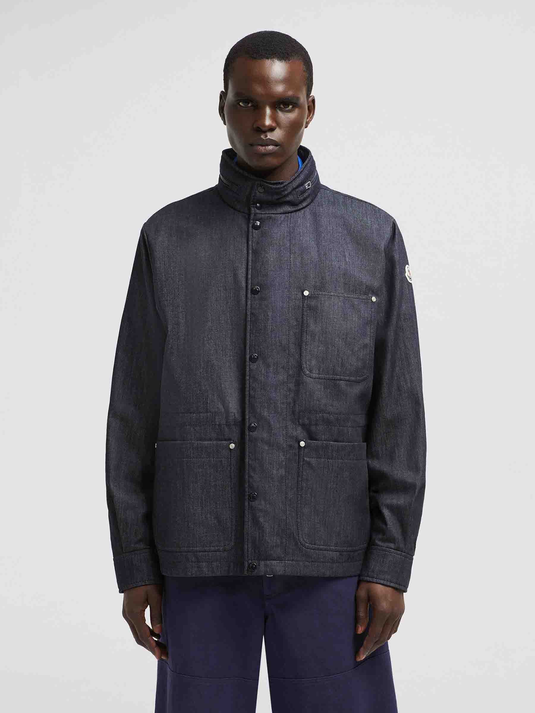 Moncler Hombre Barcelona Chaqueta Denim Chesery color Azul sku 512-002470 01 - Foto 3