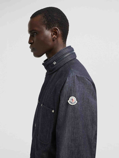 Moncler Hombre Barcelona Chaqueta Denim Chesery color Azul sku 512-002470 01 - Foto 4