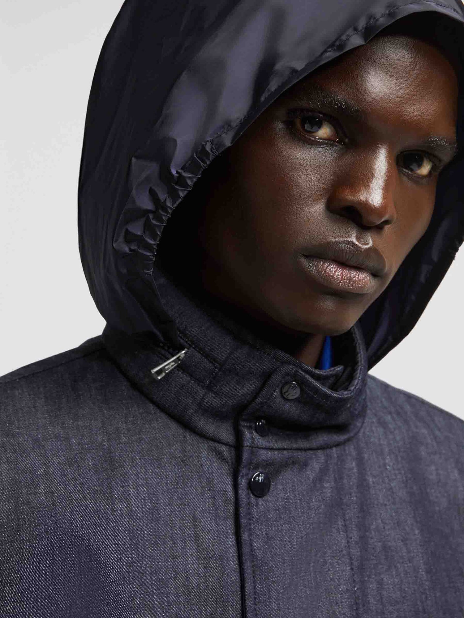 Moncler Hombre Barcelona Chaqueta Denim Chesery color Azul sku 512-002470 01 - Foto 5