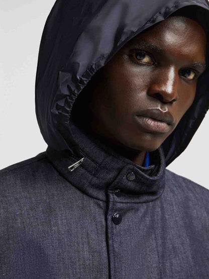 Moncler Hombre Barcelona Chaqueta Denim Chesery color Azul sku 512-002470 01 - Foto 5