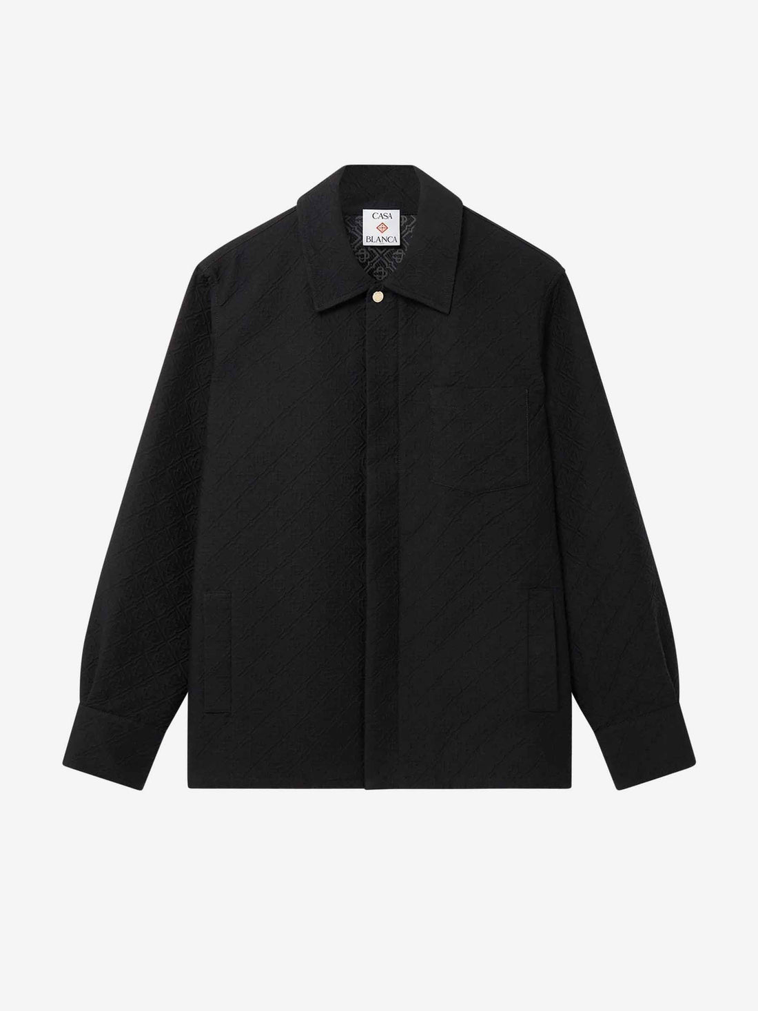 Casablanca Hombre Barcelona Chaqueta Algodón Jacquard color Negro sku 512-002479 01 - Foto 1