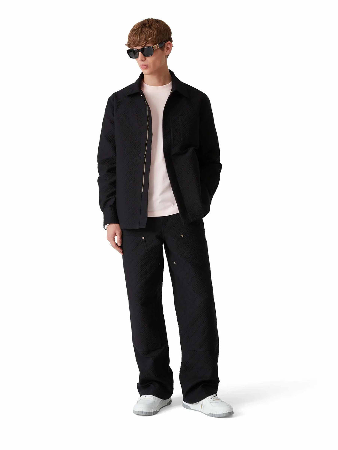 Casablanca Hombre Barcelona Chaqueta Algodón Jacquard color Negro sku 512-002479 01 - Foto 2