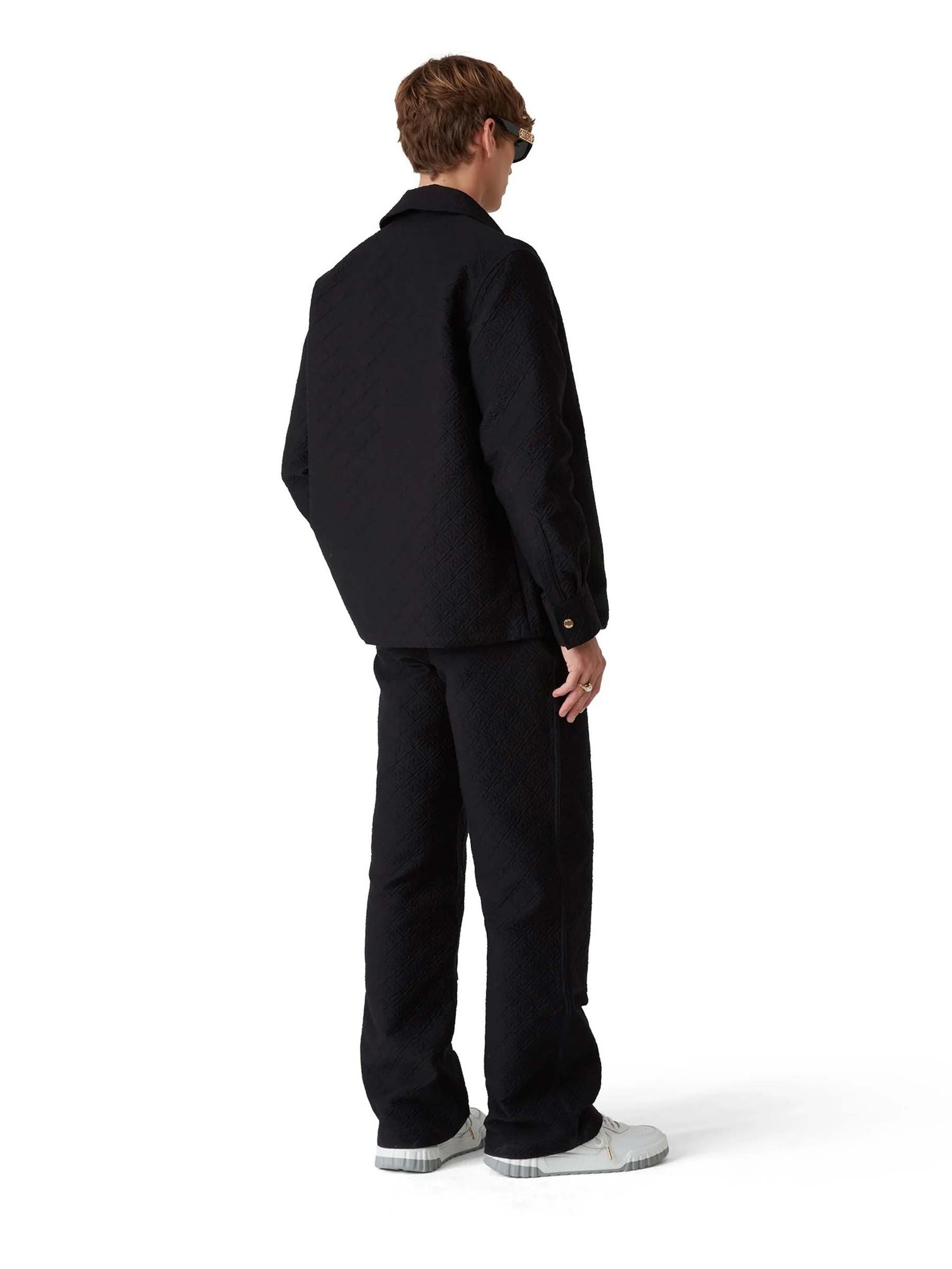 Casablanca Hombre Barcelona Chaqueta Algodón Jacquard color Negro sku 512-002479 01 - Foto 3