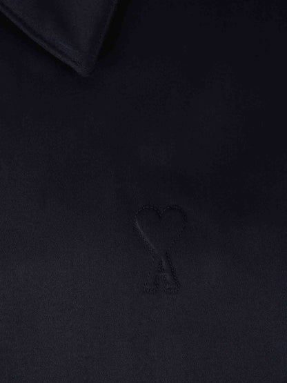 Ami Paris Hombre Barcelona Cazadora Cremallera Ami de Coeur color Azul Noche sku 512-002484 01 - Foto 4