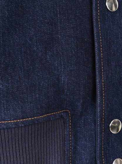 Wales Bonner Hombre Barcelona Cazadora Denim Algodón color Azul Denim Oscuro sku 512-002495 01 - Foto 4