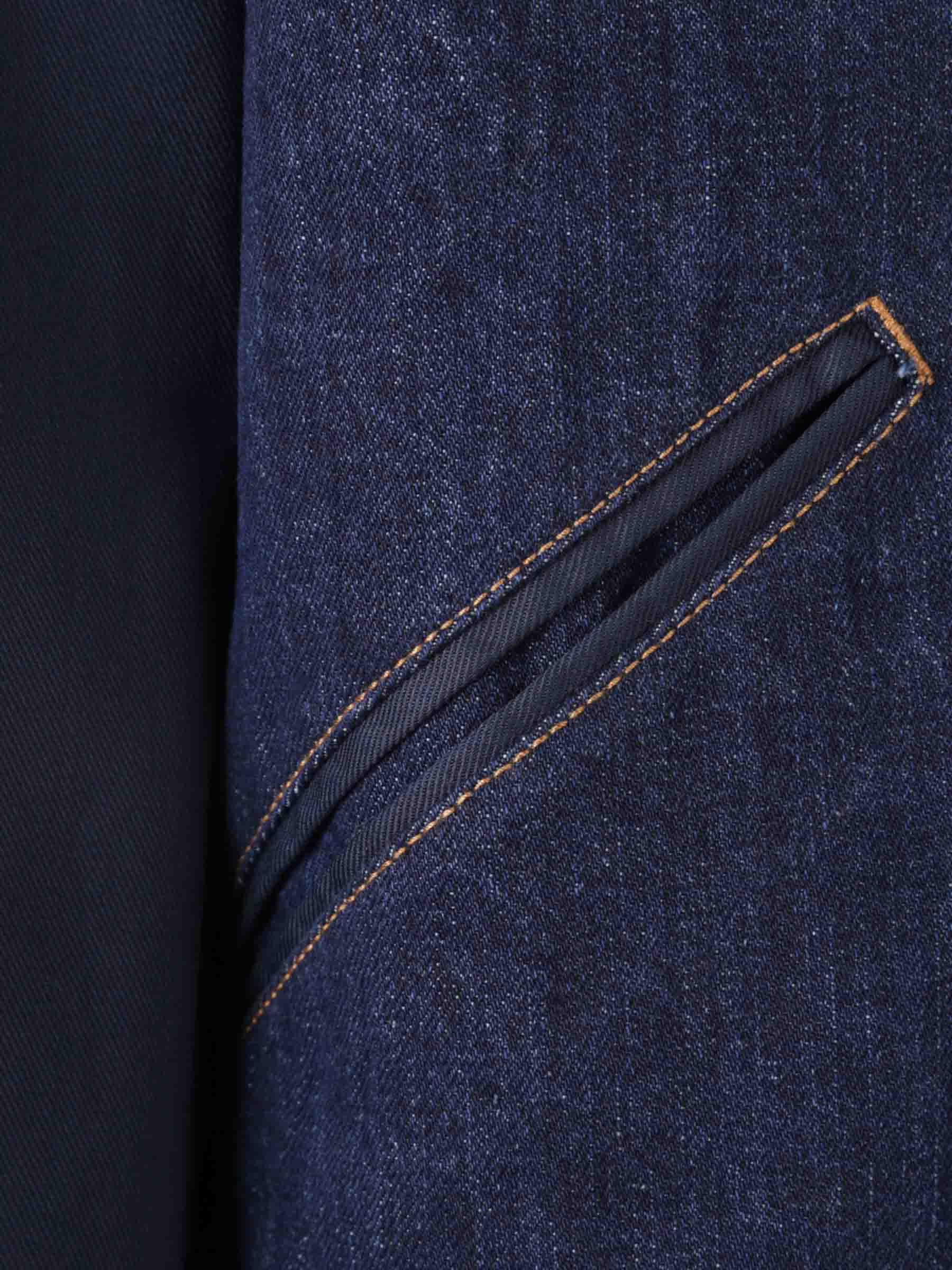Wales Bonner Hombre Barcelona Cazadora Denim Algodón color Azul Denim Oscuro sku 512-002495 01 - Foto 5