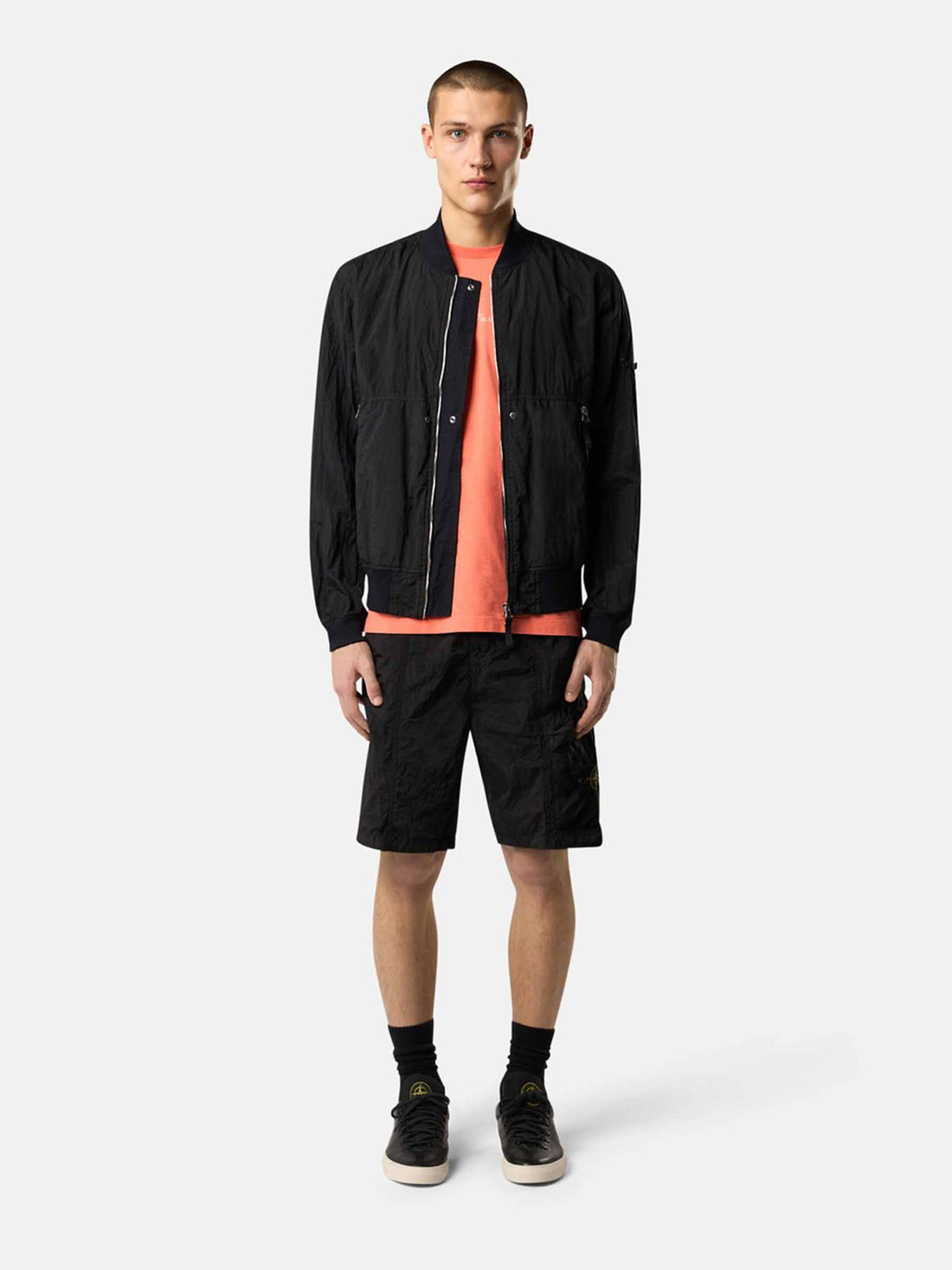 Stone Island Hombre Barcelona Chaqueta Bomber Watro color Negro sku 512-002502 01 - Foto 2